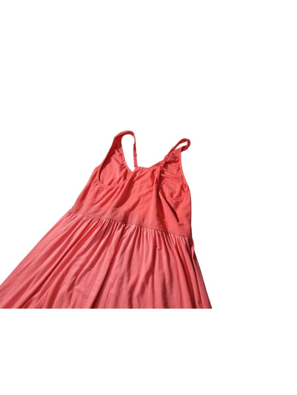 Gilligan & OMalley Coral Maxi Dress  Adjustable Straps Sleeveless  Relaxed Fit L - Picture 7 of 8